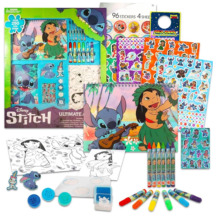 Disney Lilo and Stitch Art Set for Girls - Stitch Activity